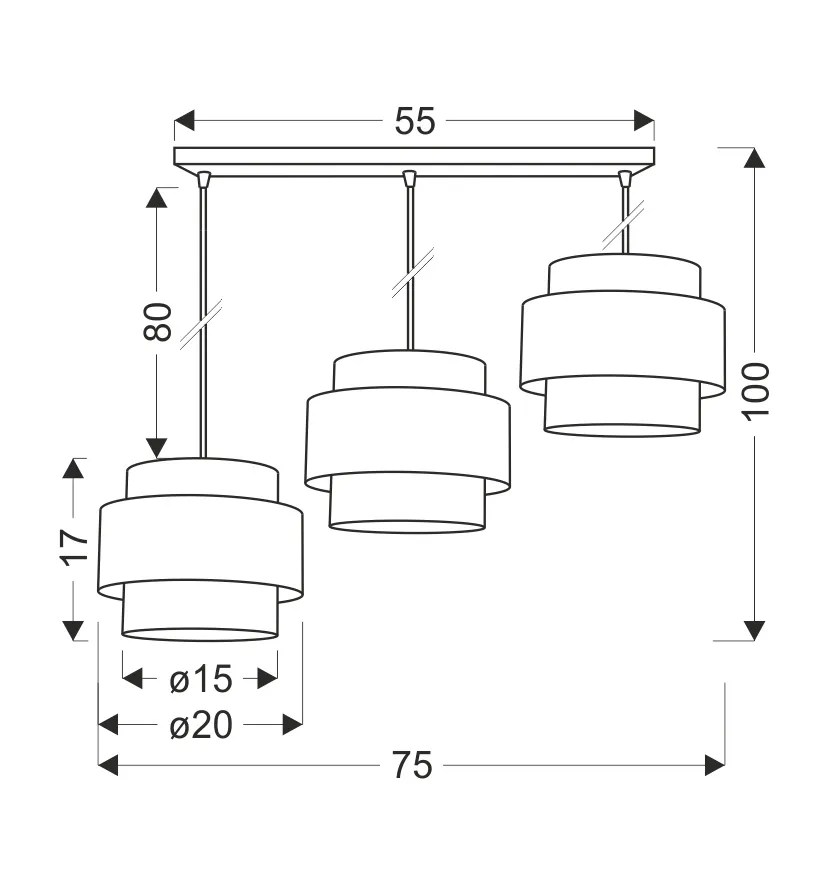 3-punktowa-lampa-wiszaca-nad-stol-czarna-abazur-szary-srebrny-hare-sufitowa