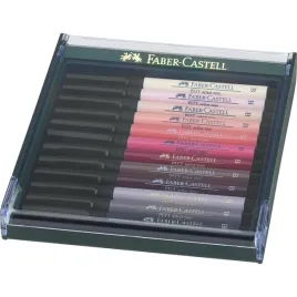 pisaki-faber-castell-pitt-artist-pen-brush-12-kolorow-skin