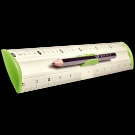 linijka-aluminiowa-tetis-30-cm-uchwyt-zielony