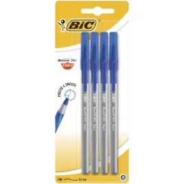 dlugopis-round-stic-exact-bic-niebieski-blister-4szt