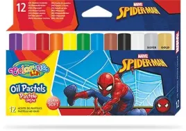 pastele-olejne-trojkatne-colorino-kids-spiderman-12-kolorow