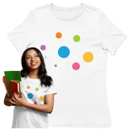 damska-koszulka-na-dzien-kropki-do-przedszkola-szkoly-t-shirt