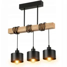 lampa-wiszaca-sufitowa-czarna-3x-e27-nowoczesna-loft-zyrandol-drewno-dab