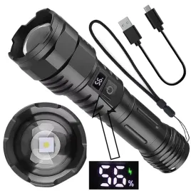 latarka-taktyczna-led-zoom-1w-na-usb-akumulatorowa-wyswietlacz-3-tryby