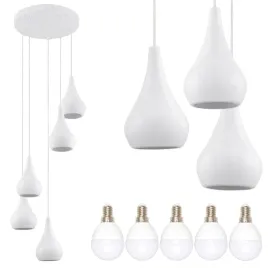 lampa-sufitowa-wiszaca-zyrandol-5x-e14-biala-nowoczesna-z-zarowkami-led-4w