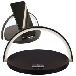 lampka-nocna-led-z-ladowarka-bezprzewodowa-indukcyjna-do-telefonu-czarna