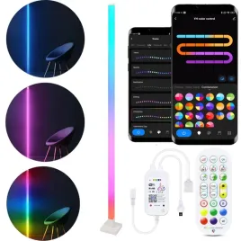 lampa-podlogowa-rgb-wifi-stojaca-biala-pilot-aplikacja-tuya-ster-glosem
