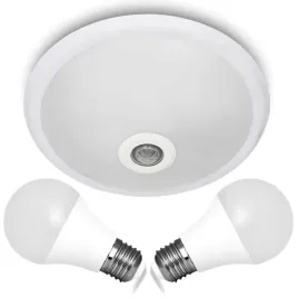 lampa-plafon-oprawa-20w-z-czujnikiem-ruchu-2-x-led-10w-e27-z-zarowkami-led