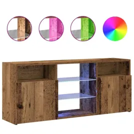 szafka-pod-tv-z-oswietleniem-led-stare-drewno-120x30x50-cm