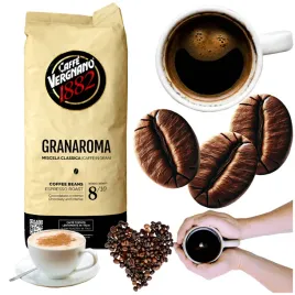 kawa-ziarnista-1kg-arabica-60percent-robusta-40percent-palona-vergnano-granaroma-1000g