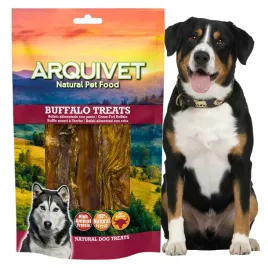 gryzak-dla-psa-przelyk-bawoli-naturalny-przysmak-arquivet-12-cm-5-szt-60-g