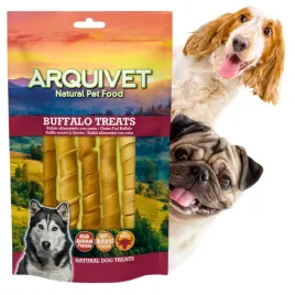gryzak-dla-psa-spirale-ze-skory-bawola-z-kolagenem-naturalny-arquivet-100-g