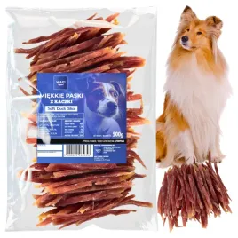 przysmak-dla-psa-z-kaczki-miekkie-paski-naturalne-931percent-miesa-wafi-500-g