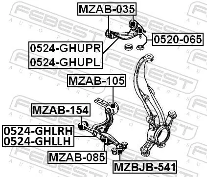 wahacze-mazda-6-gh-2007-2010-producent-czesci-febest