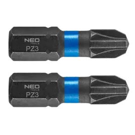 bity-udarowe-pz3-25-mm-zestaw-bitow-2-szt-koncowki-wkretakowe-neo-tools