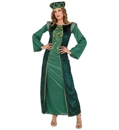 stroj-ksiezniczki-zielony-eleonora-kostium-ksiezniczka-sredniowieczna-s