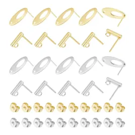 unicraftale-okolo-40-szt-2-style-2-kolory-prostokatne-kolczyki-sztyfty