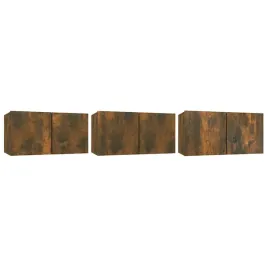 szafki-wiszace-pod-tv-3-szt-przydymiony-dab-60x30x30-cm