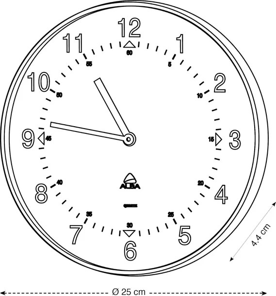 zegar-scienny-alba-bialy-28cm-zasilanie-baterie