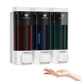 dozownik-mydla-mocowanie-na-scianie-320-ml-x-3-komory-bialy