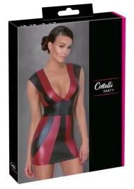 cottelli-party-sukienka-mini-czarno-czerwona-matowa-taliowana-s
