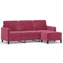 3-osobowa-sofa-z-podnozkiem-winna-czerwien-180-cm-aksamit