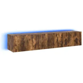 scienne-szafki-tv-z-led-2-szt-przydymiony-dab-80x35x31-cm