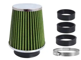 filtr-powietrza-stozkowy-120x130x90-mm-limonkowy-chrom-adaptery-60-63