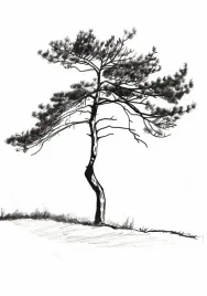 plakat-70x100cm-samotna-sosna