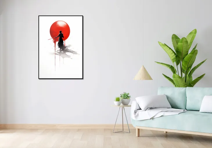 plakat-70x100cm-samotny-samuraj-szerokosc-produktu-70-cm