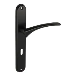 gamet-klamka-dh83-arcus-basic-line-czarny-super-mat-dlugi-szyld-klucz