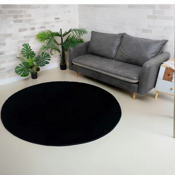 dywan-strado-rabbit-3d-okragly-150-cm-czarny-marka-strado