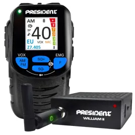 cb-radio-president-william-ii-2-bezprzewodowy-mikrofon-12v-24v-multicolor