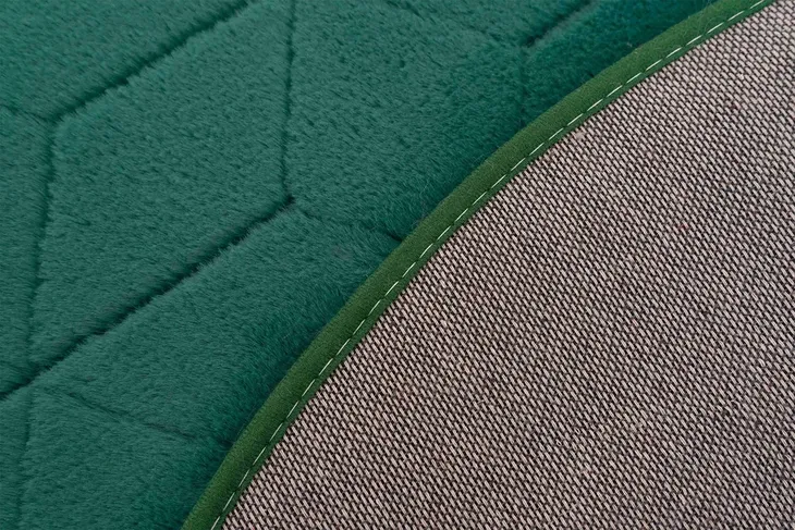 dywan-okragly-strado-rabbit-3d-200cm-bottlegreen-rodzaj-futrzany