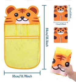 organizer-na-zabawki-do-kapieli-wiszacy-siatka-duzy-xl-4-komory-przyssawki