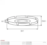 kolo-pasowe-alternator-as-pl-afp9002-stan-nowy