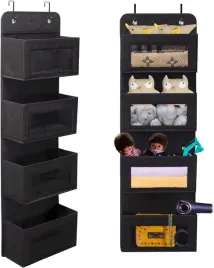 wiszacy-organizer-na-drzwi-regal-materialowy-torba-4-kieszenie-czarny-duzy