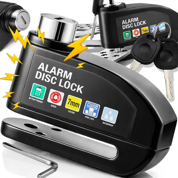 Alarm Rowerowy Blokada Rowerowa do Roweru Elektrycznego Antykradzieżowy