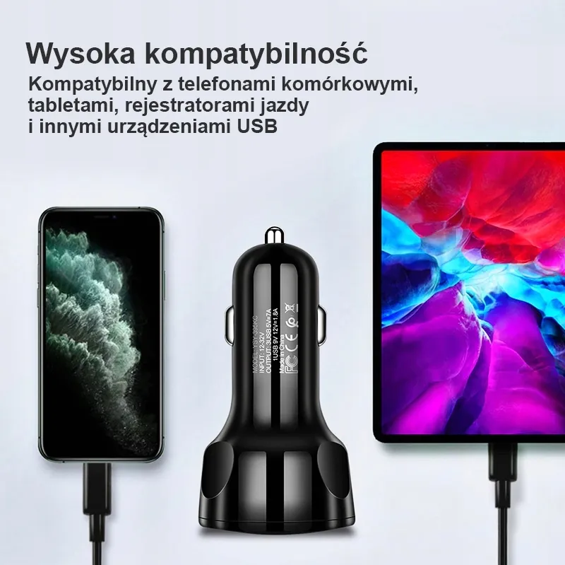 szybka-samochodowa-ladowarka-3xusb-qualcomm-qc-3-0-do-telefonu-quick-charge-stan-nowy