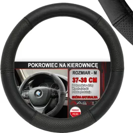 nakladka-na-kierownice-skorzana-pokrowiec-czarna-skora-6-kawalkow-37-38-cm