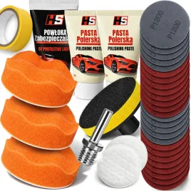 duzy-zestaw-do-regeneracji-polerowania-lamp-samochodowych-pasta-papier-pad