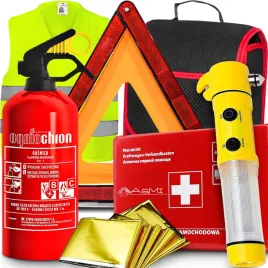 gasnica-apteczka-koc-termiczny-trojkat-torba-latarka-3w1-mlotek-kamizelka