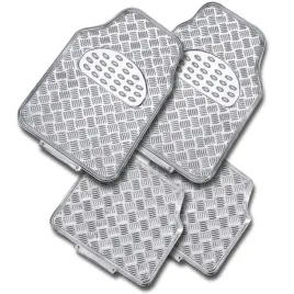 dywaniki-samochodowe-alu-aluminiowe-chrom-silver-kompet-uniwersalne-gumowe