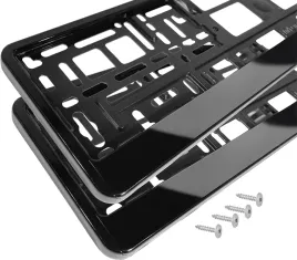 ramki-pod-tablice-rejestracyjne-do-tablic-czarne-metalizowane-polysk-wkrety