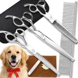 nozyczki-do-strzyzenia-psow-grzebien-zestaw-dla-psa-zakrzywione-ostre-etui