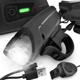 mocna-lampka-rowerowa-led-przod-klakson-sygnal-3-tryby-akumulatorowa-usb