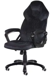 fotel-gamingowy-spider-obrotowy-gabinetowy-czarny-welur-do-biurka-gabinetu