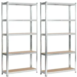 2x-regal-garazowy-magazynowy-metalowy-90x30x180-cm-pojemny-5-polek-srebrny