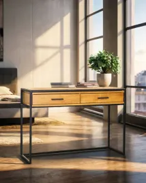 toaletka-karmel-styl-loft-industrialna-debowa-szuflady-100x190-cm