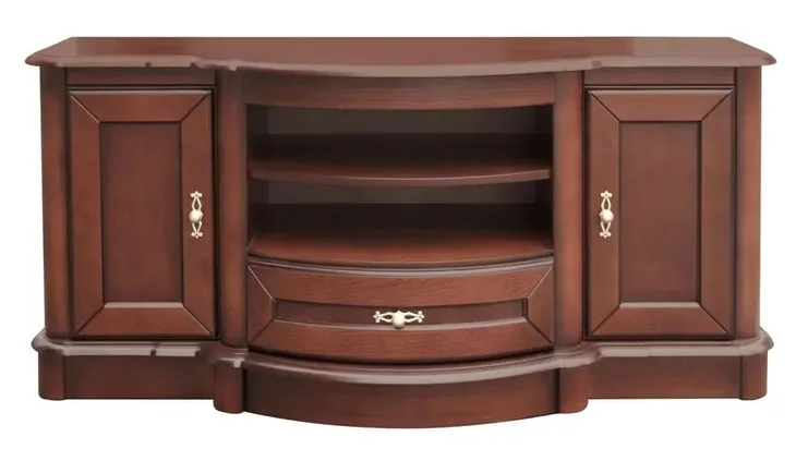 Komoda RTV Dębowa Dalia 3 2D1S2P Dąb Do Salonu Meble 140 cm